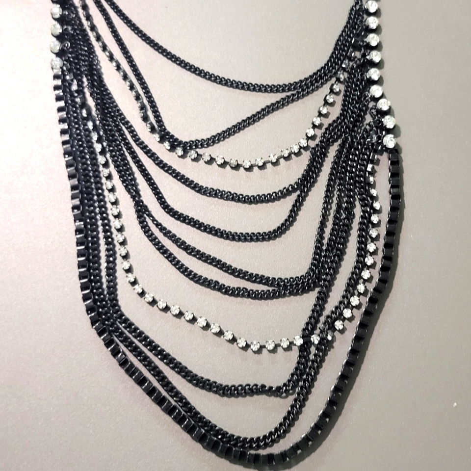 Nwt Robert Rose Body Chain Necklace
